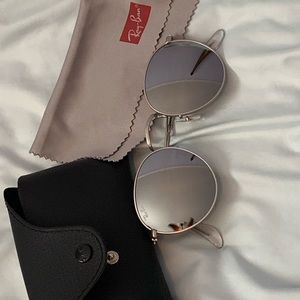 Ray-Ban Round Silver Sunglasses RB3447